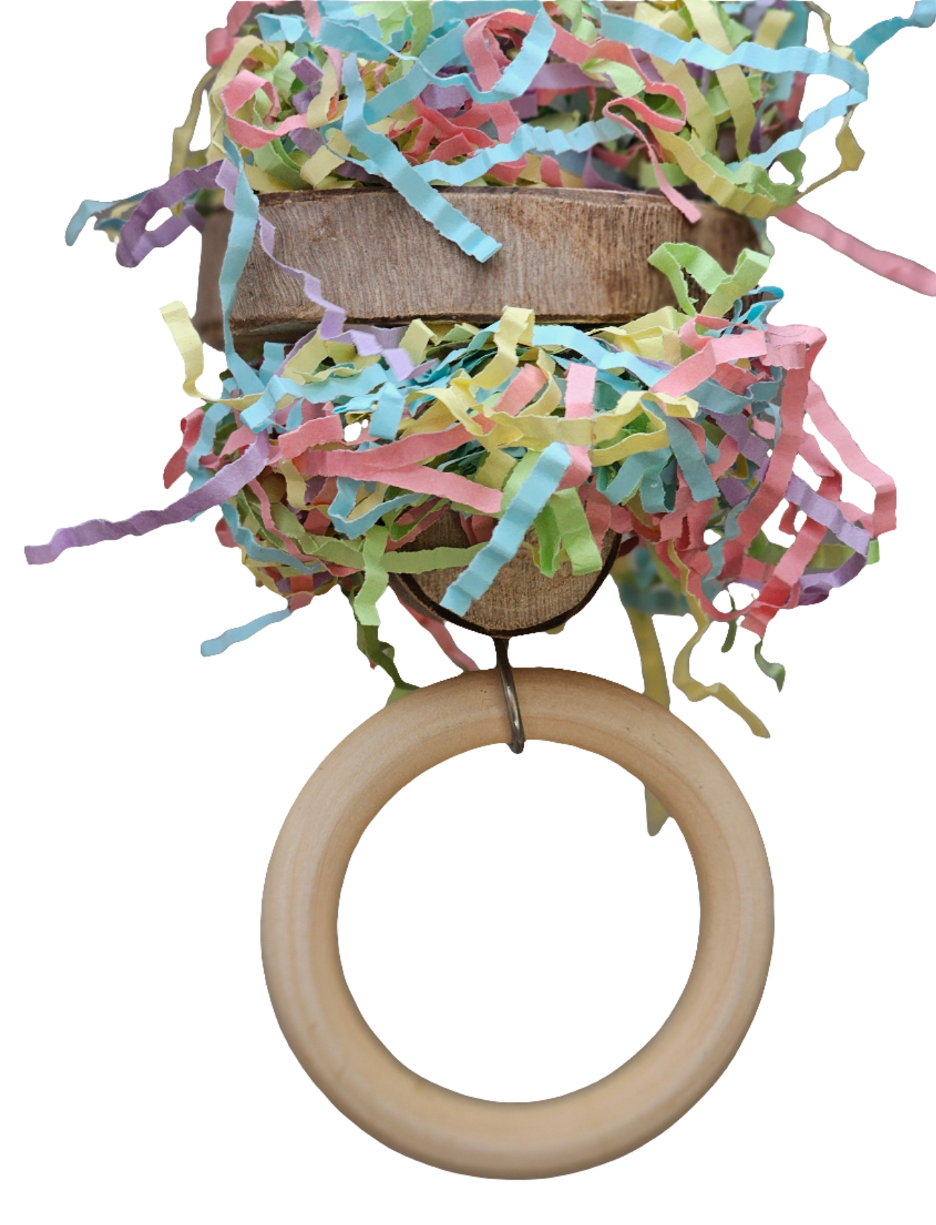 Pastel Shredder Ring Forest Shreddable Toy