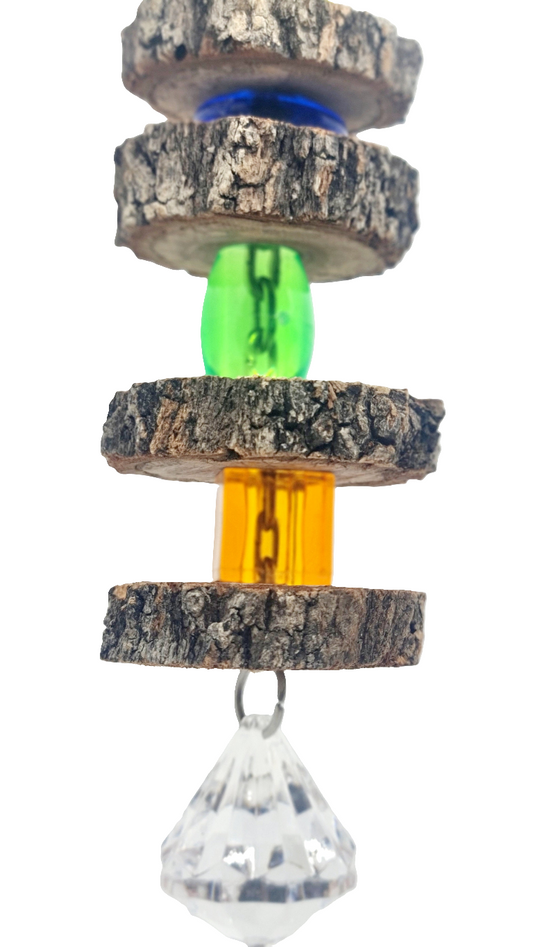 Chewy Timber & Funky Rainbow π Beads Toy