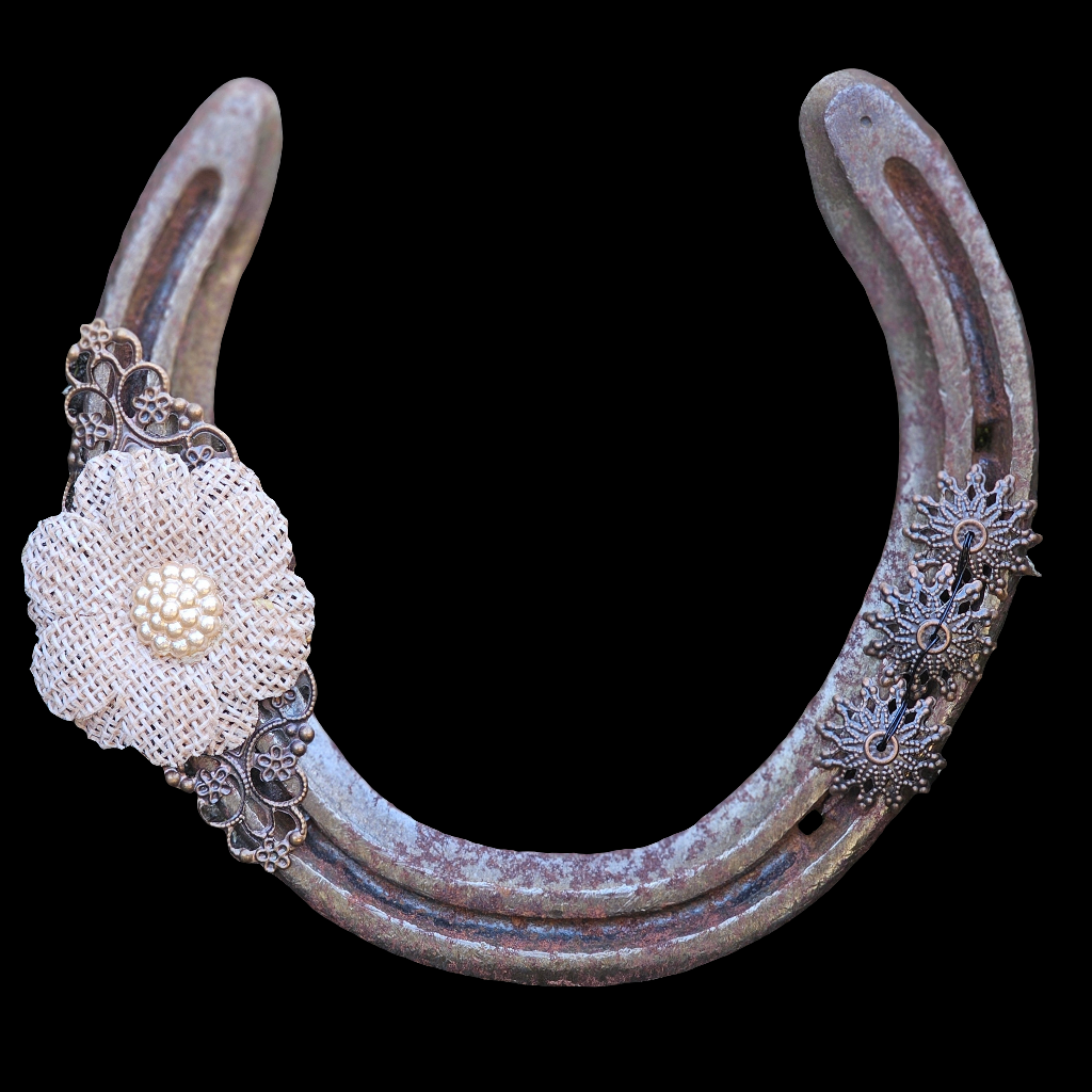 Rustic Shelf Horseshoe