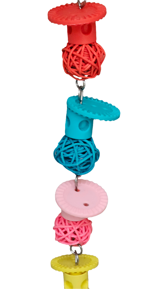 Rainbow Jingle Jointed Bell Toy