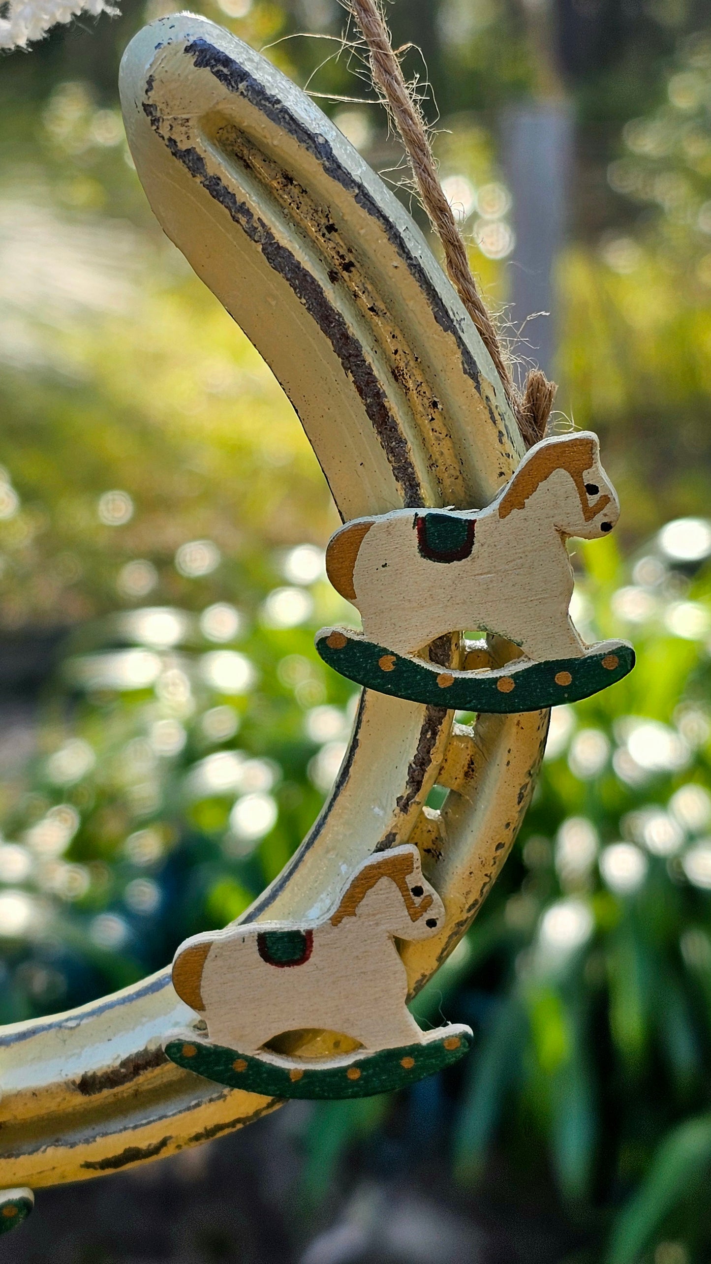 Rocking Horse Wishes Horseshoe Wall Art