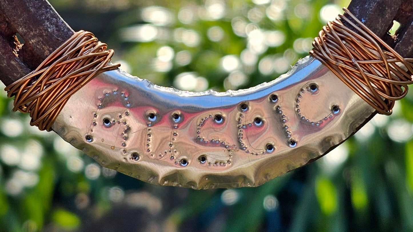 Heart of Steel Horseshoe Wall Art