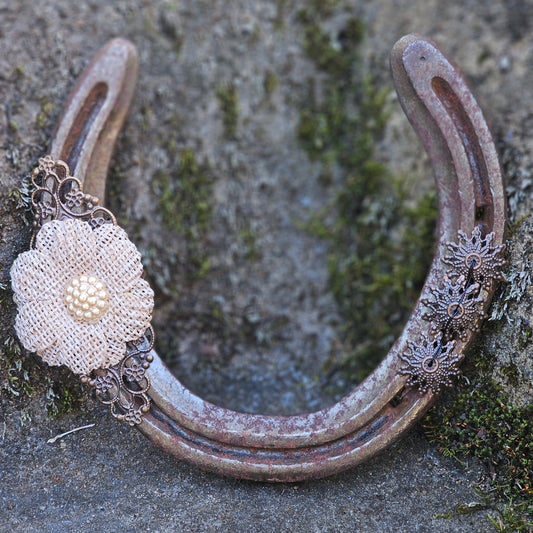 Rustic Shelf Horseshoe