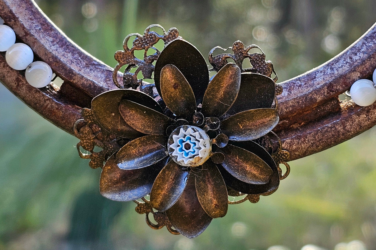 Woodland Bloom Horseshoe Wall Art