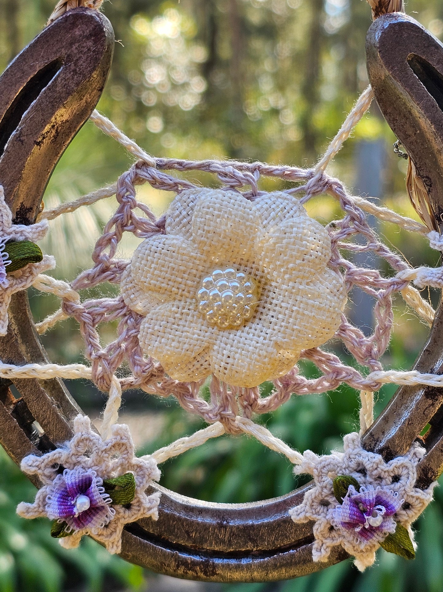 Shabby Chic Horseshoe Wall Art