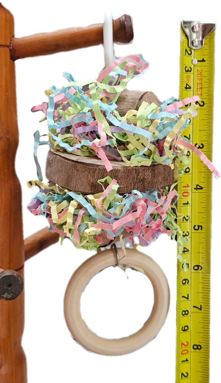 Pastel Shredder Ring Forest Shreddable Toy