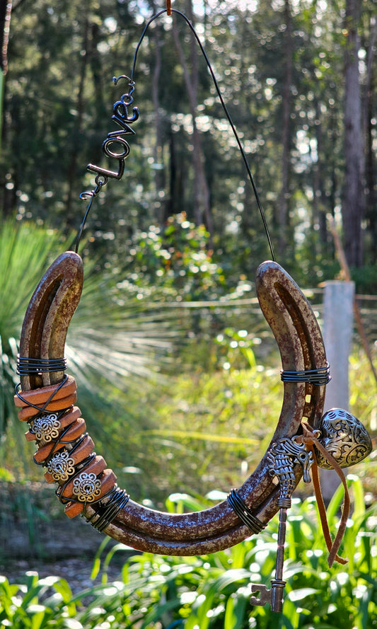 Seaside Keepsake Horseshoe Wall Art