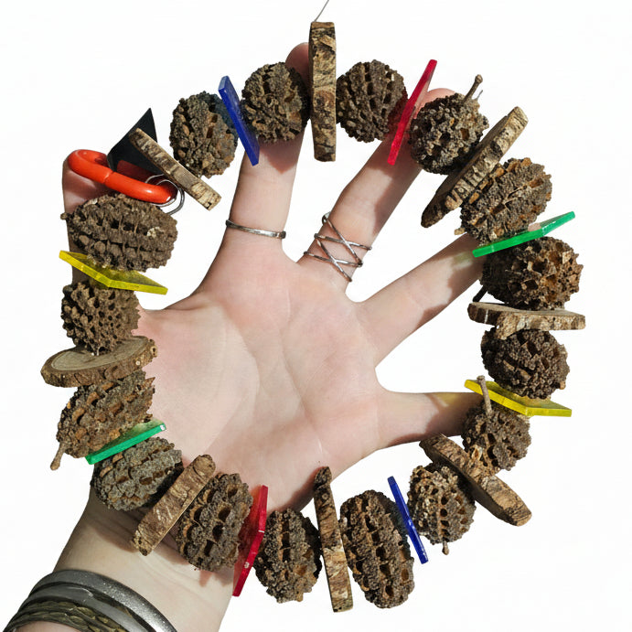 Acrylic Nutty Wreath