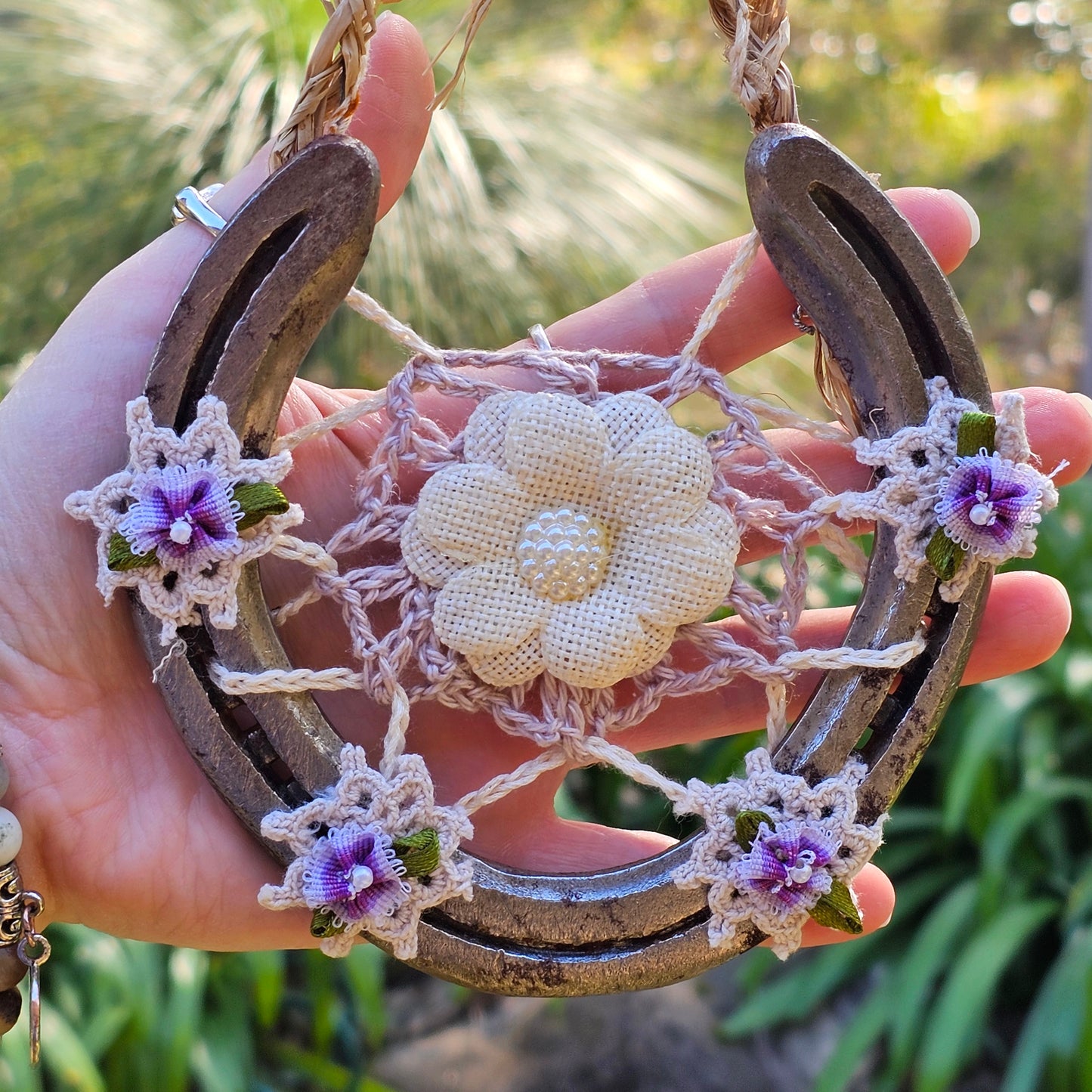 Shabby Chic Horseshoe Wall Art
