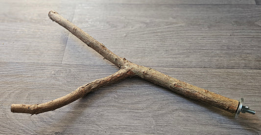 Bloodwood Fork 45cm x 3/3.5/4cm Bolt On Perch