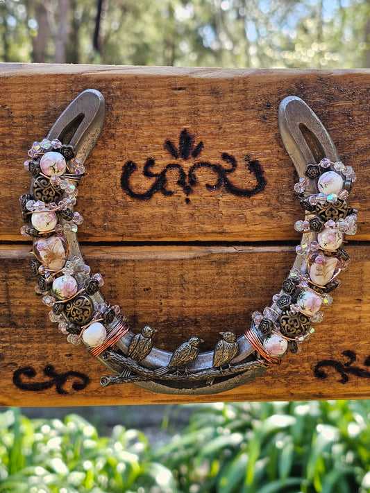 Gathering Place Horseshoe & Timber Wall Art