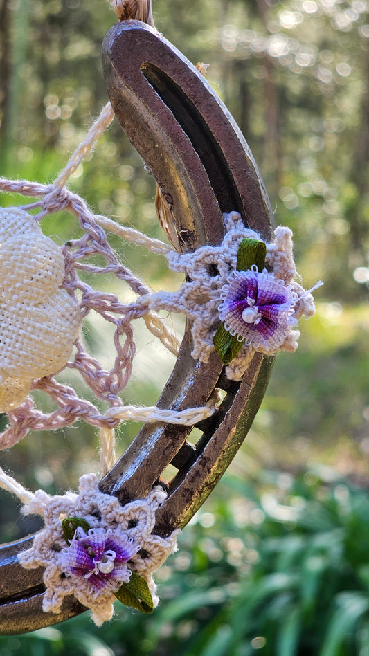 Shabby Chic Horseshoe Wall Art