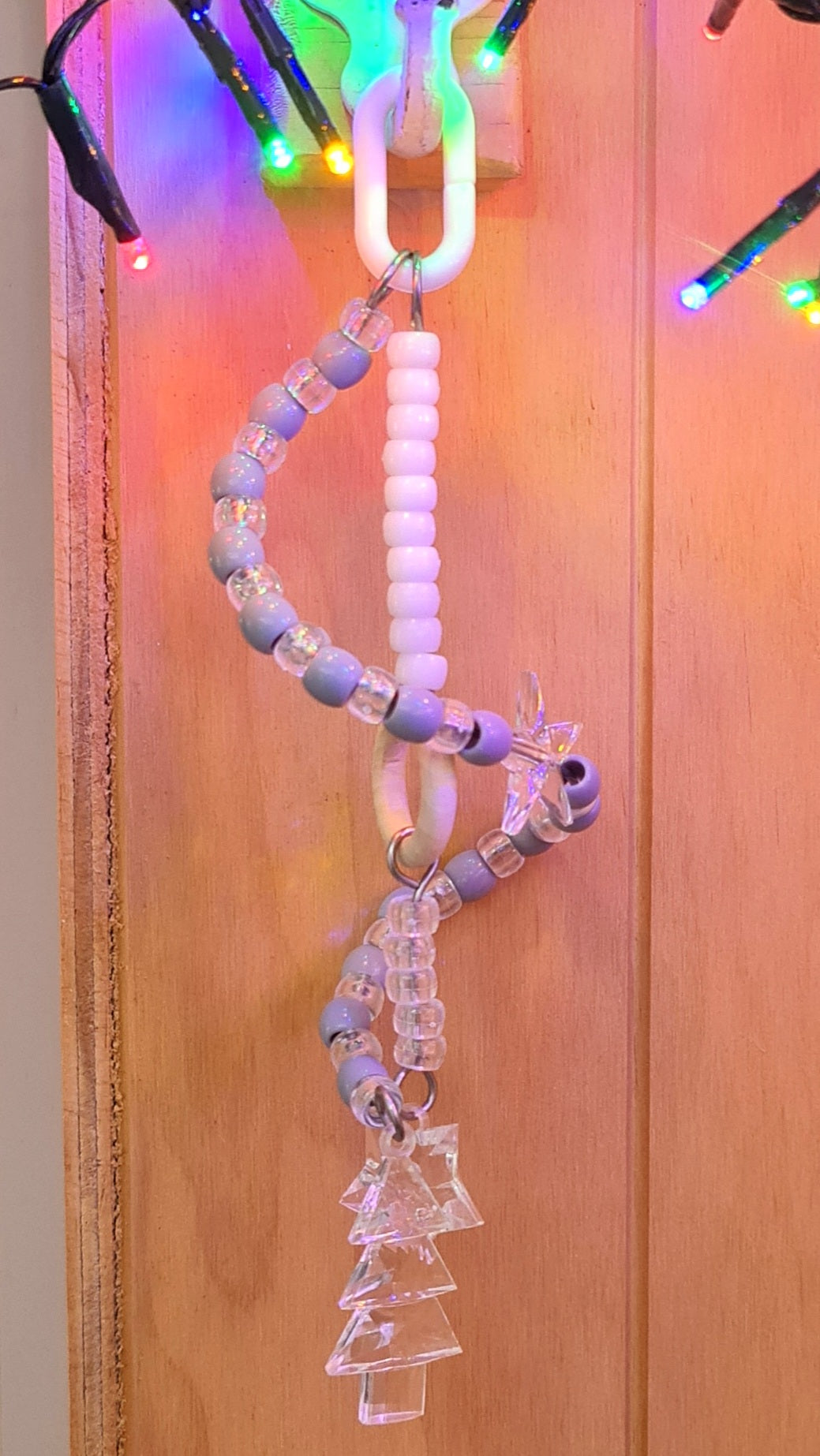 Ombre Style Grey/White Christmas Spiral Toy