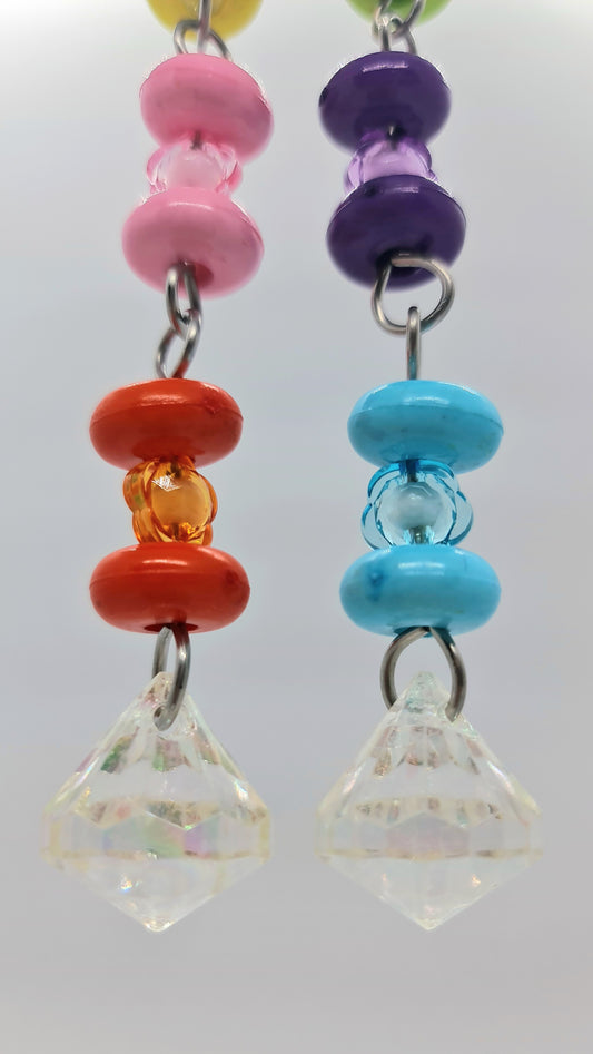 Rainbow π Donuts & Flowers Double Strand Jointed Toy