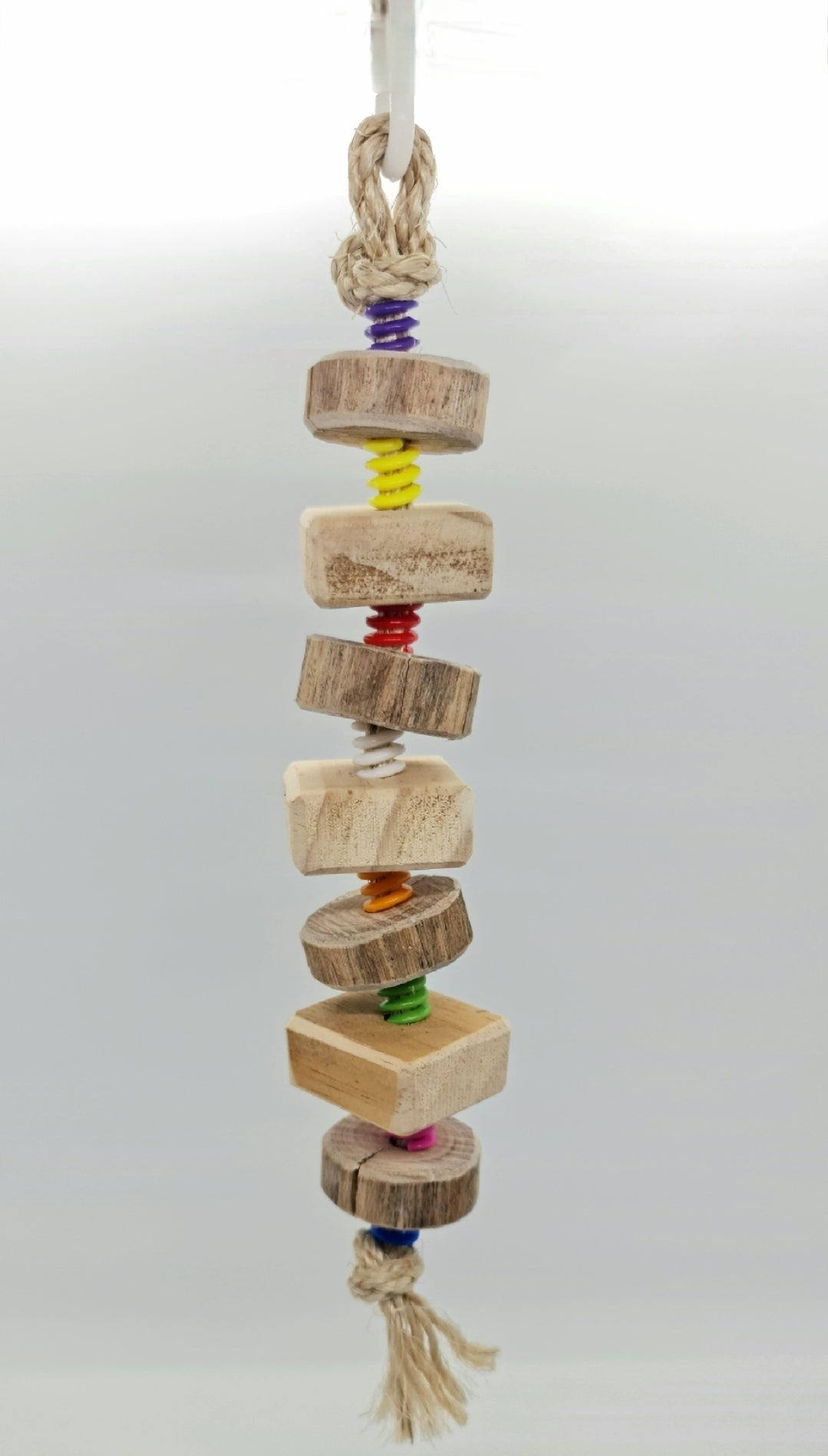 Timber Shapes Rainbow Beaded Sisal Rope Toy