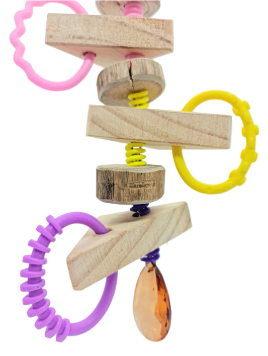 Timber Shapes & Links Chain Toy