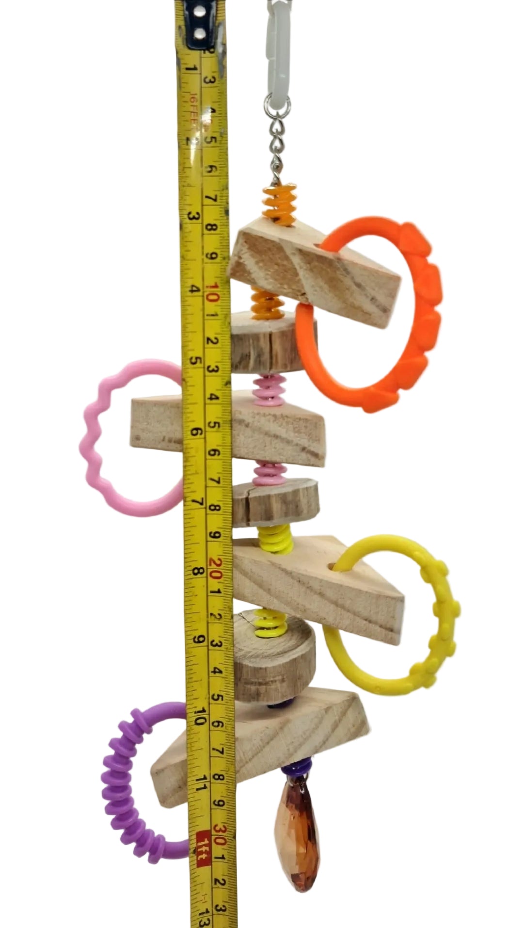 Timber Shapes & Links Chain Toy