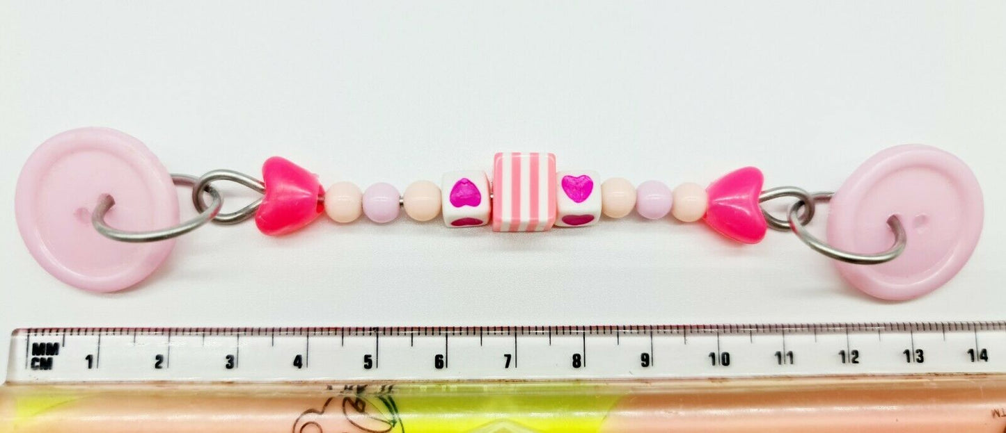 Little Pinkie Hearts Foot Toy