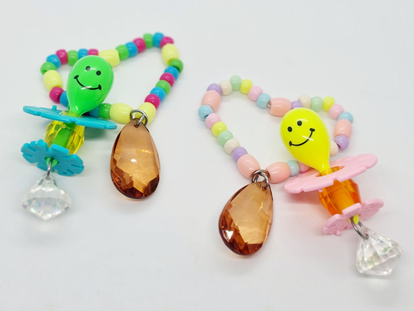 Smiley Maraca & Beaded Heart Foot Toy Bundle