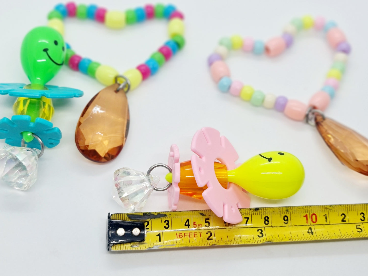 Smiley Maraca & Beaded Heart Foot Toy Bundle