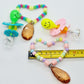 Smiley Maraca & Beaded Heart Foot Toy Bundle