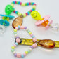 Smiley Maraca & Beaded Heart Foot Toy Bundle