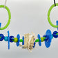 Blue & Green Spinning Wheels Double Hanger Toy