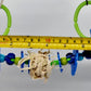 Blue & Green Spinning Wheels Double Hanger Toy