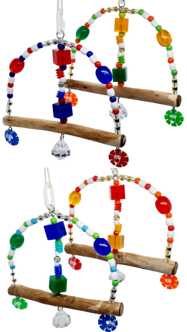 Double Beady Marble Swing