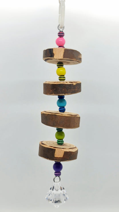 Pancake 🥞 Sliced Timber Rainbow 🌈 Stripes Toy