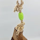 Sisal Rope Green Ring & Timber Toy