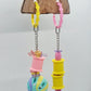 Pastel Rattle & Play Chain Toy