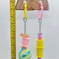 Pastel Rattle & Play Chain Toy