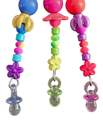 Multicoloured Fluoro Triple Strand Toy