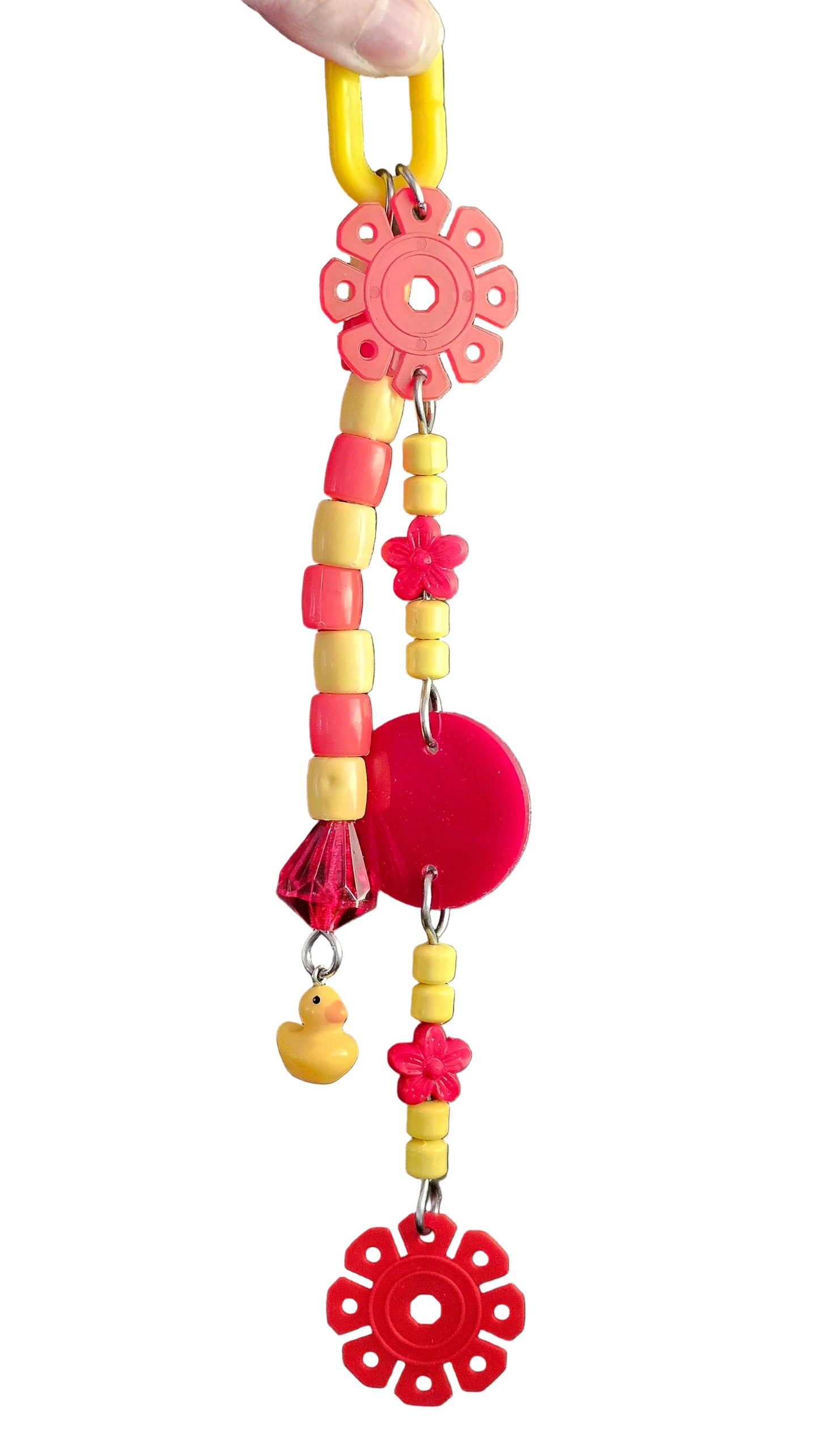 Funky Double Stranded Red & Yellow Toy