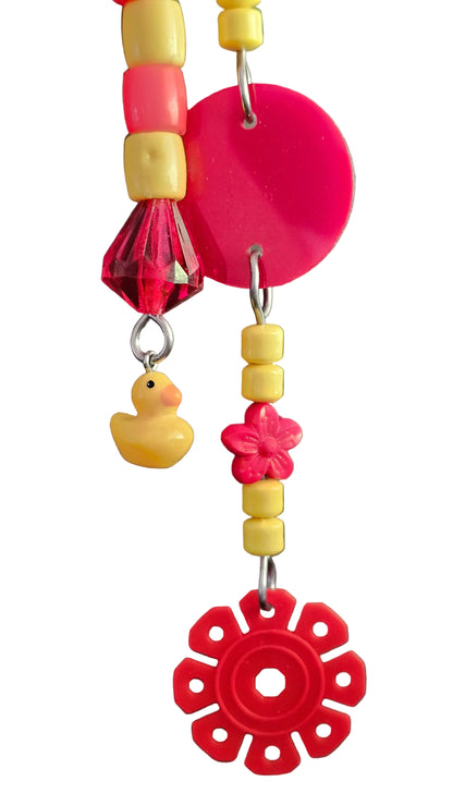 Funky Double Stranded Red & Yellow Toy