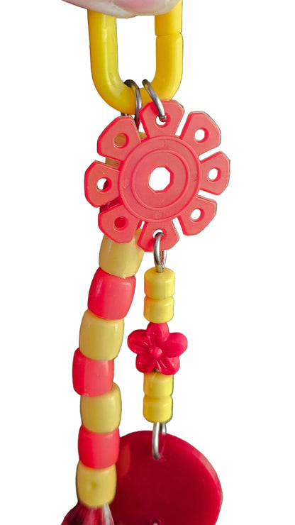 Funky Double Stranded Red & Yellow Toy