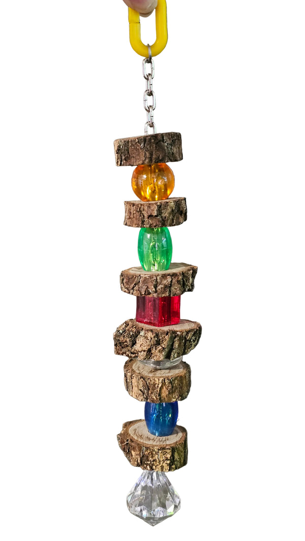 Chewy Timber Pancakes & Funky Rainbow 🌈 Beads Toy