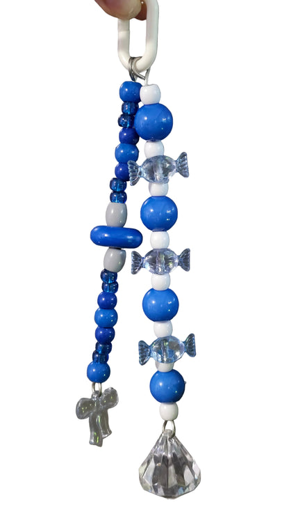 Crystally Lollies Blue/White Double Stranded Toy