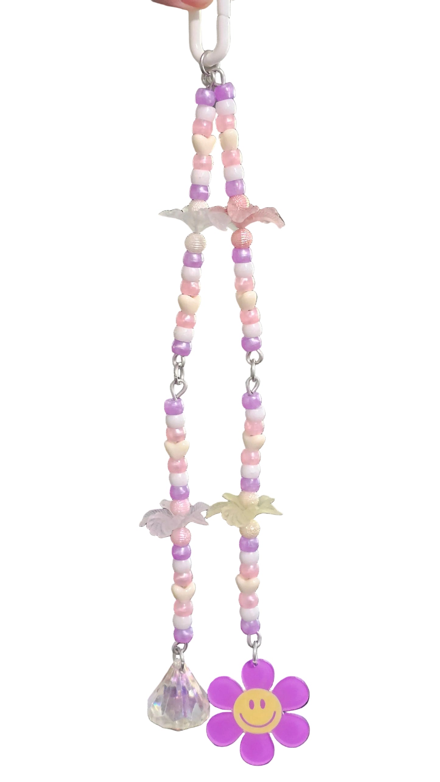 Pastel Flourish of Flowers Double Strand Jointed Toy