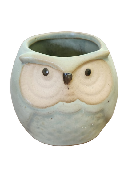 Ceramic Mini Owl Pot