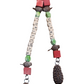 Worded Merry Christmas Timber Double Strand Toy