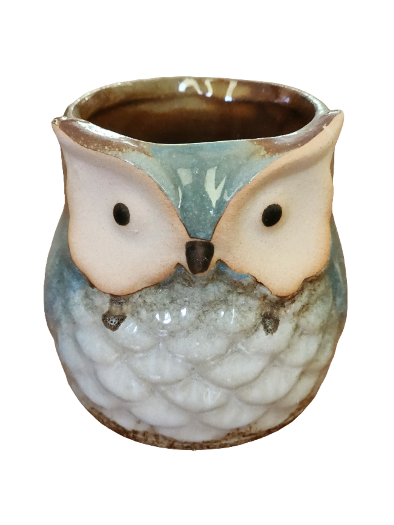 Ceramic Mini Owl Pot