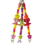 Multicoloured Fluoro Triple Strand Toy