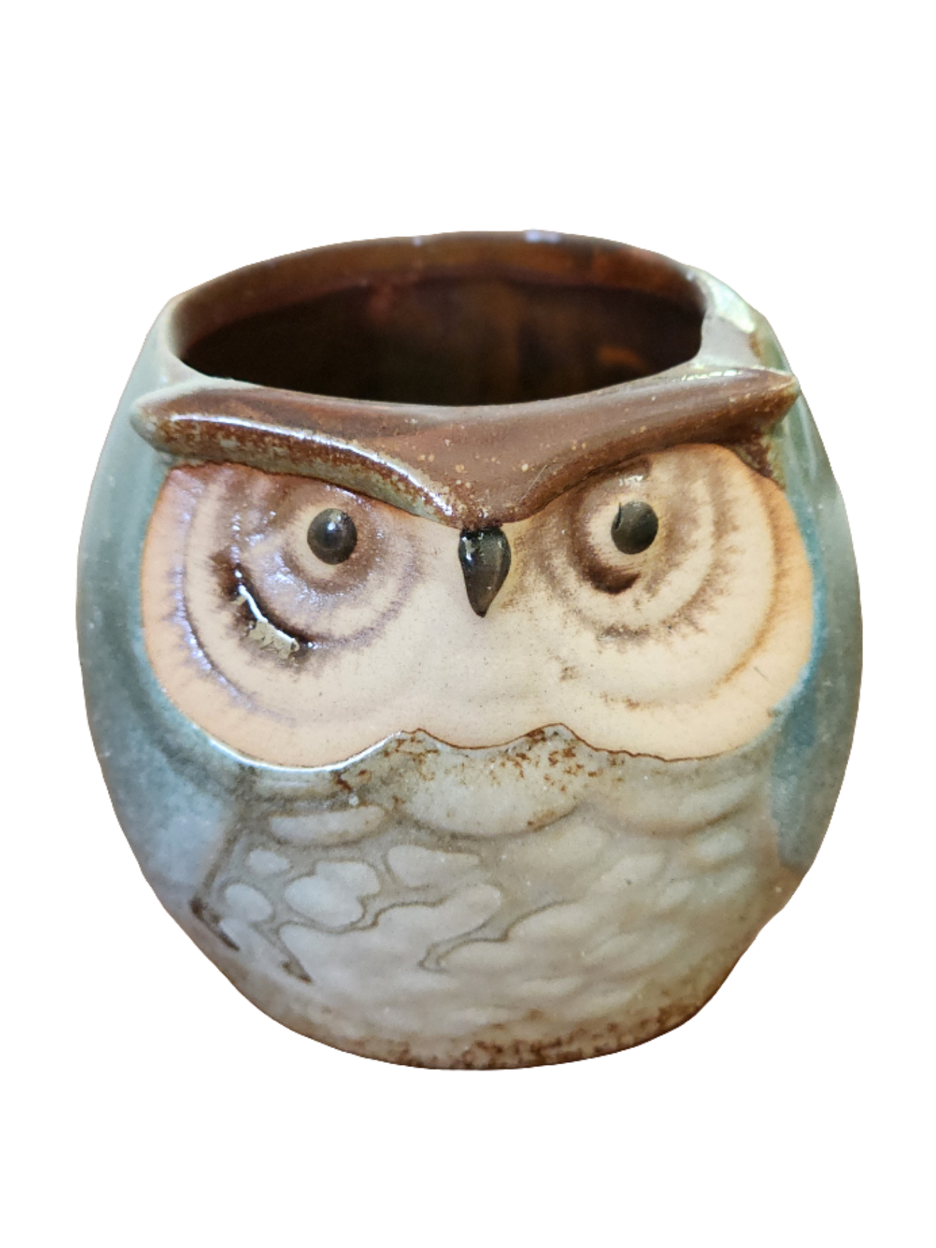 Ceramic Mini Owl Pot