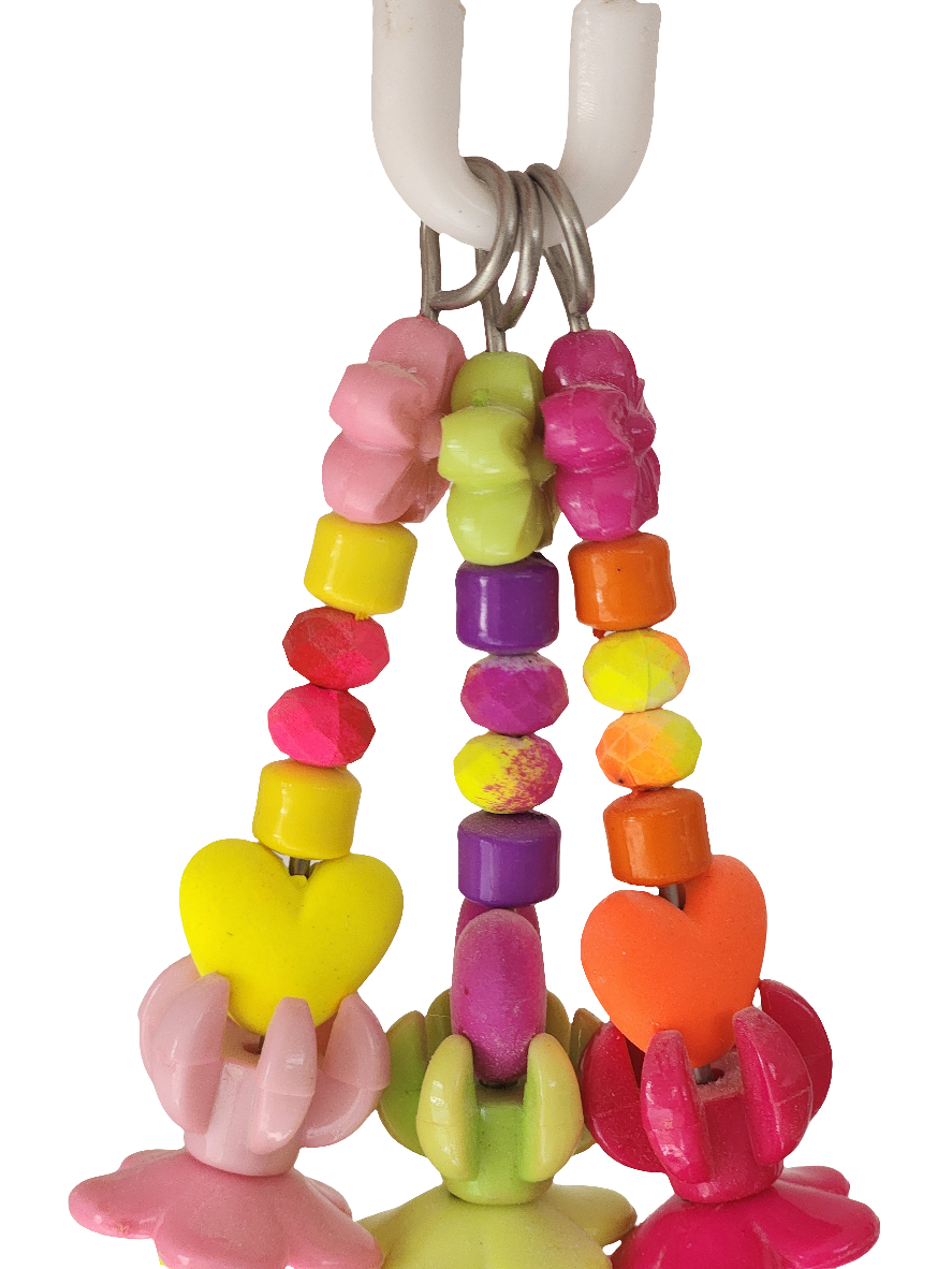 Multicoloured Fluoro Triple Strand Toy