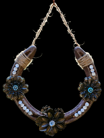 Woodland Bloom Horseshoe Wall Art