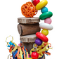 Colourful Fun Double Strand Toy
