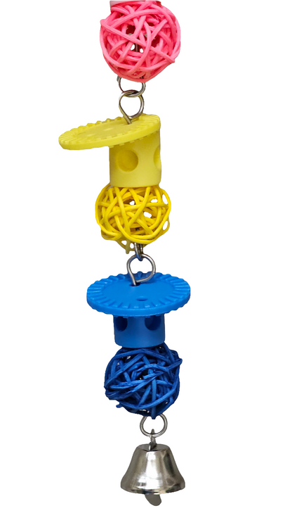 Rainbow Jingle Jointed Bell Toy