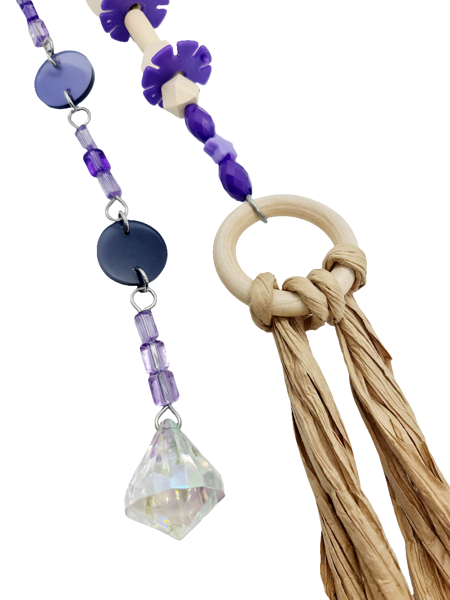 Rustic Purple Double Strand Toy